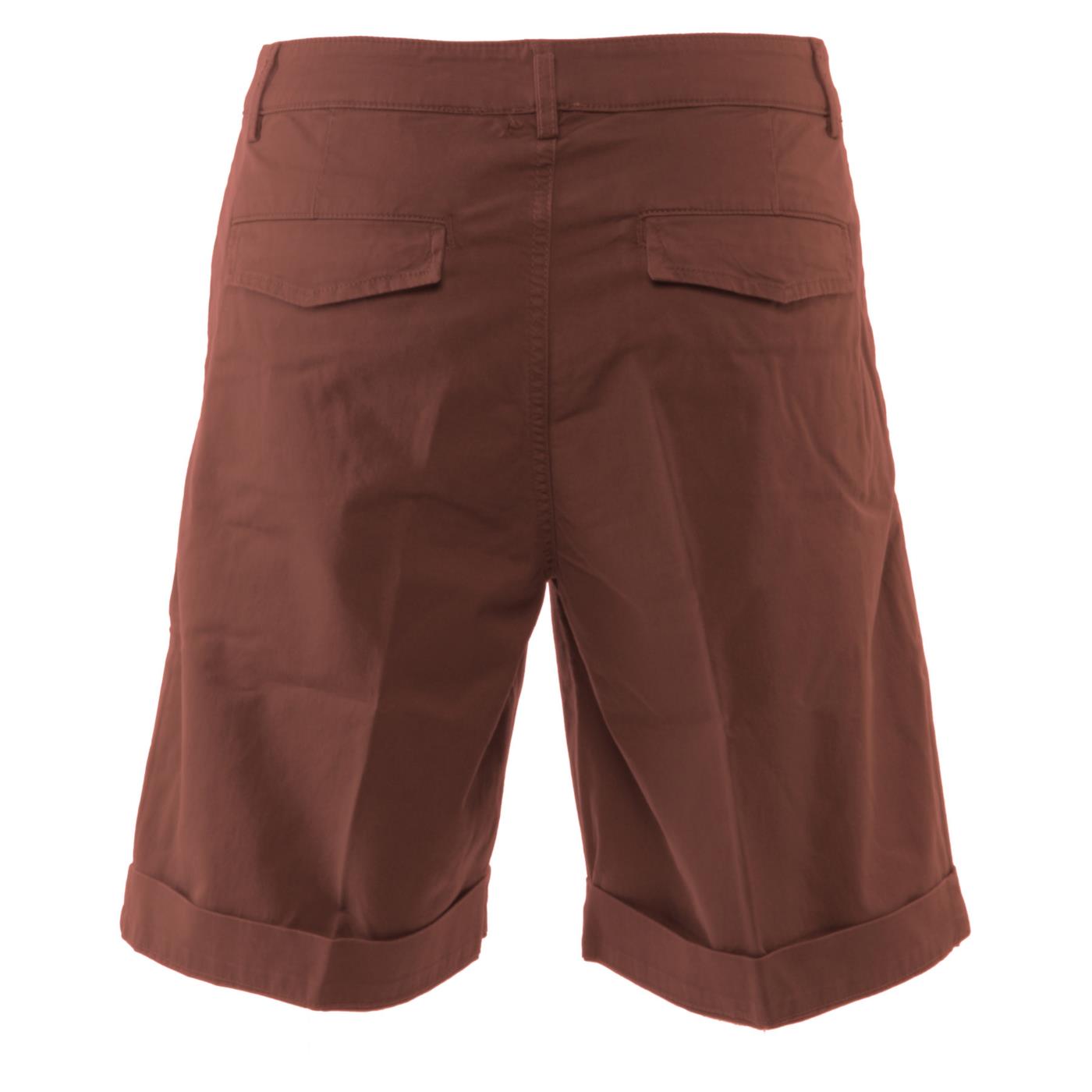 40 WEFT MAYA W BERMUDA CHINO - Bordeaux - vista 2
