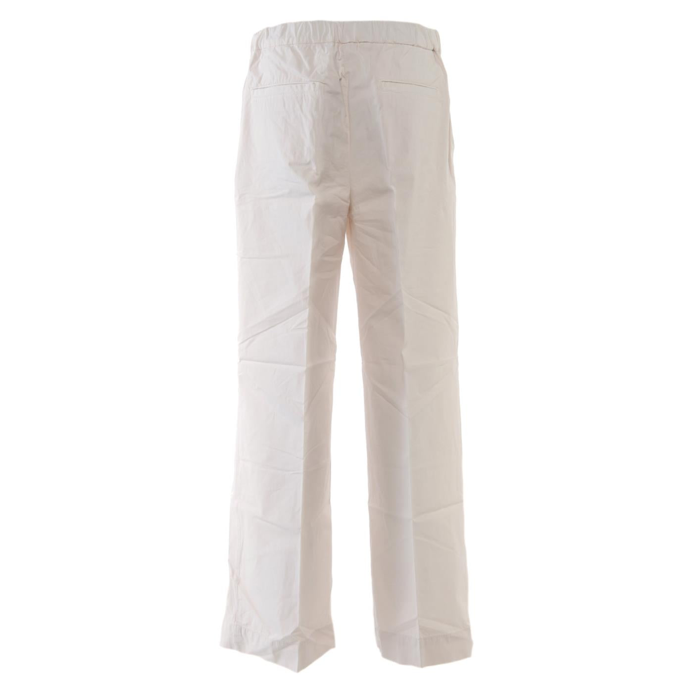 40 WEFT RAISSA W PANTA PALAZZO - Bianco - vista 2