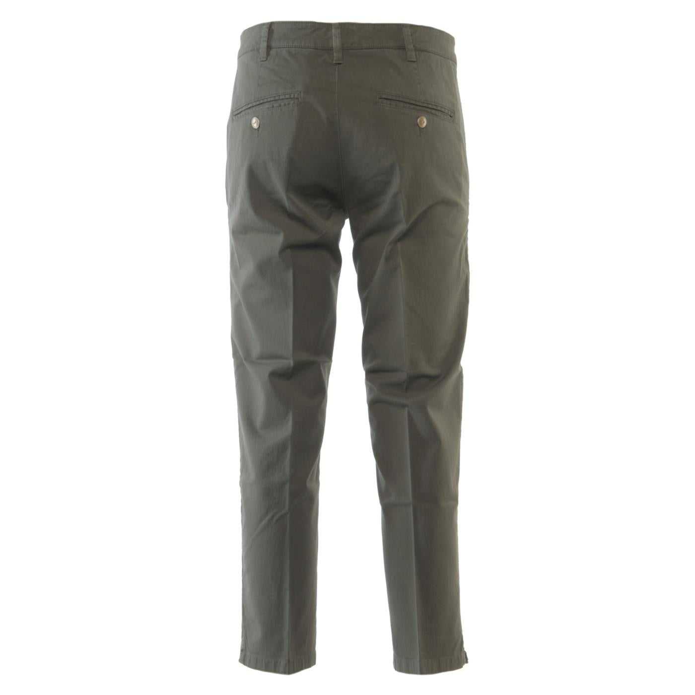 40 WEFT THEA W PANT CHINO FLARED - Militare - vista 2