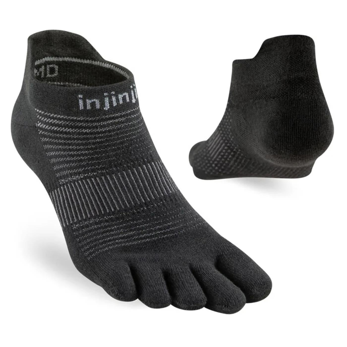 INJINJI RUN LIGHTWEIGHT NO-SHOW - Nero - immagine principale