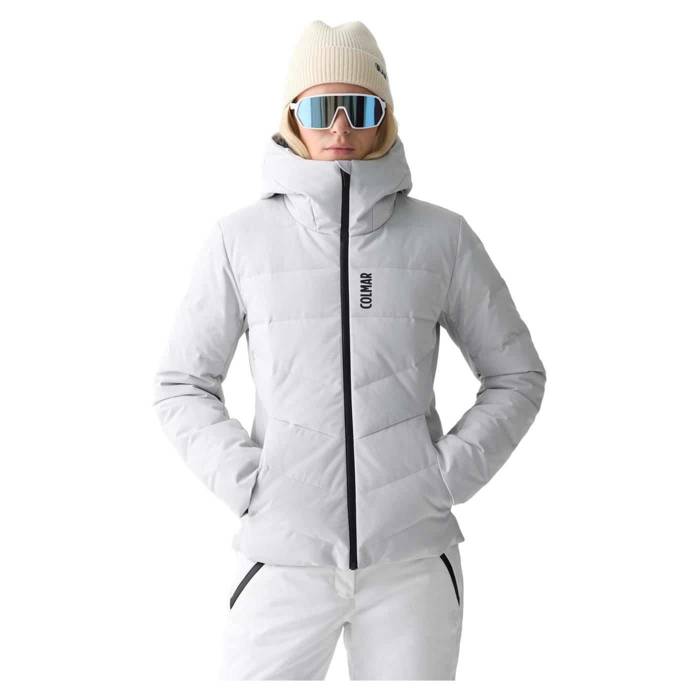 COLMAR SHAPING WOMAN DOWN JACKET - Grigio chiaro - immagine principale