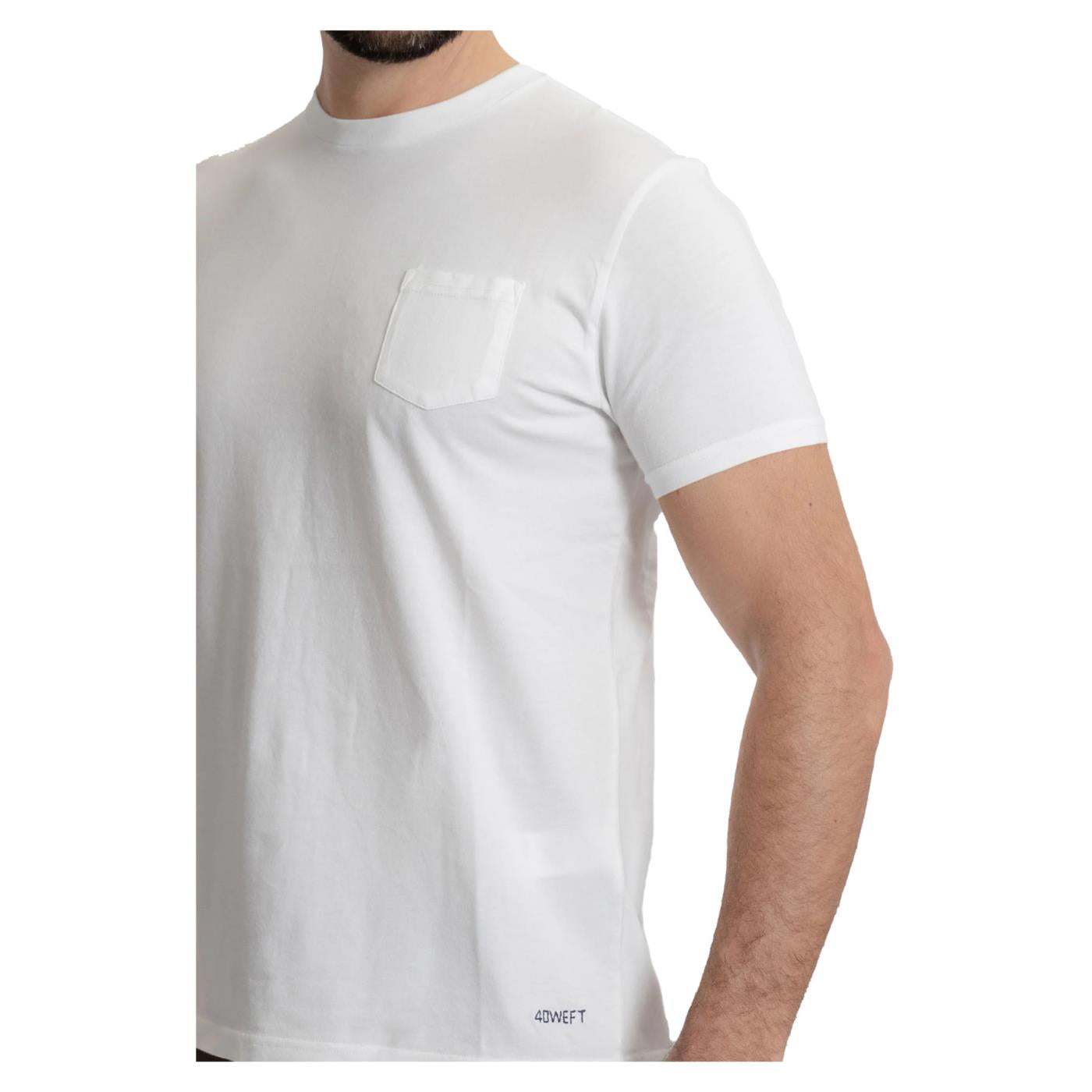 40 WEFT FREDERIC TEE TASCHINO - Bianco - vista 3