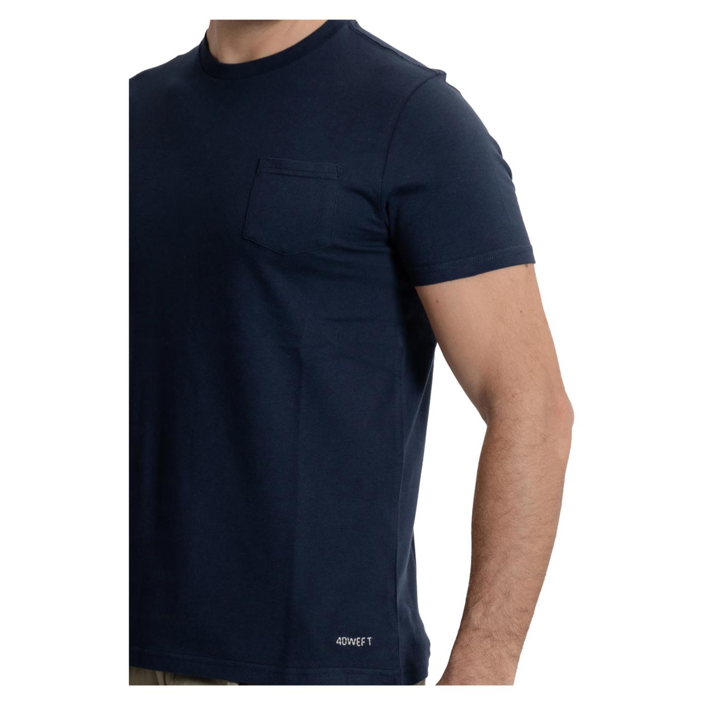 40 WEFT FREDERIC TEE TASCHINO - Blu - vista 3