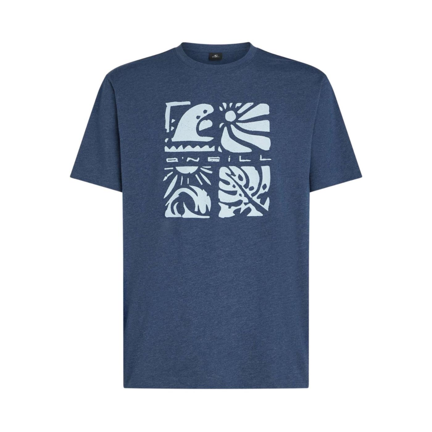 O'NEILL MELANGE FRONT PRINT TEE - vista 3