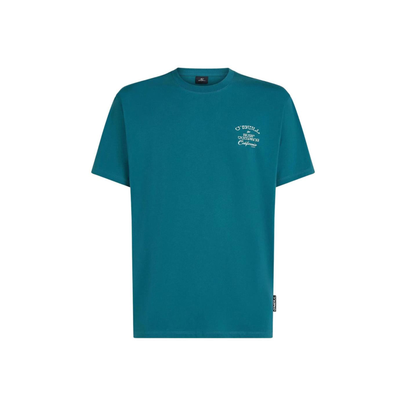 O'NEILL BEACH CHEST PRINT T-SHIRT - Turchese - immagine principale