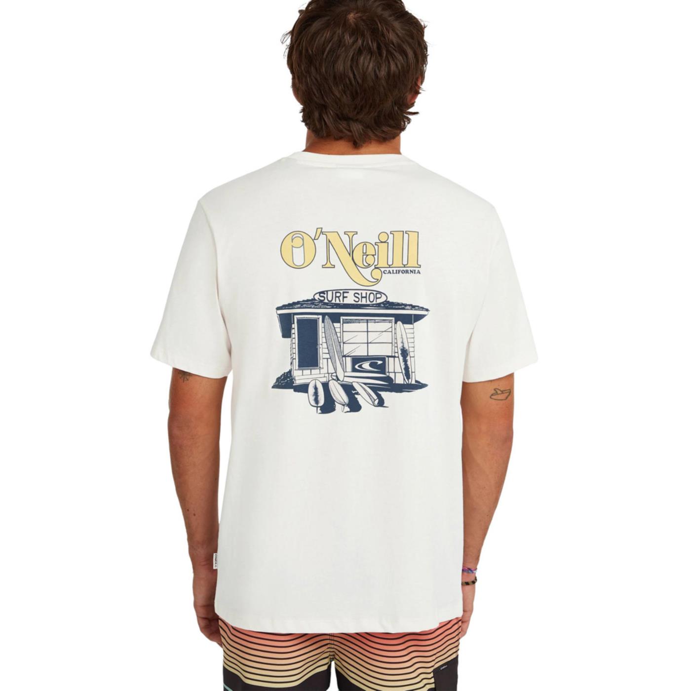O'NEILL GRAPHIC LOGO T-SHIRT - Bianco - vista 2