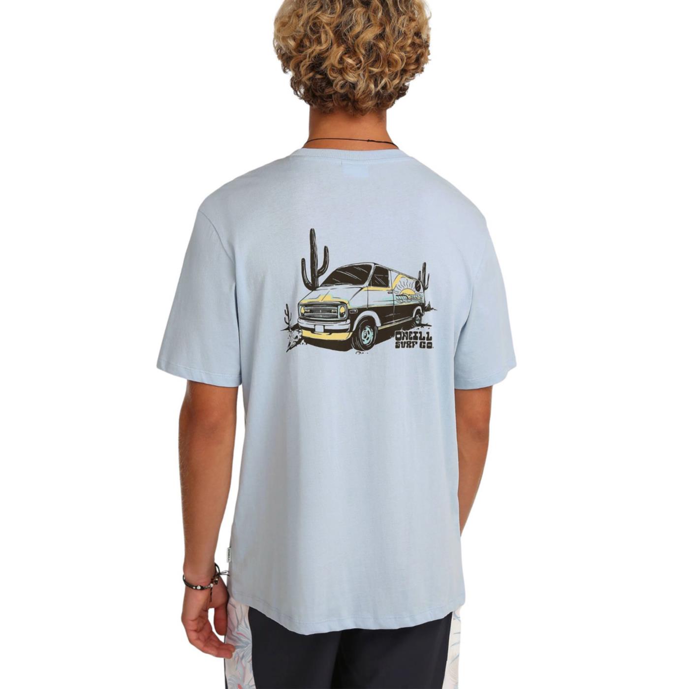O'NEILL GRAPHIC LOGO T-SHIRT - Azzurro - vista 2