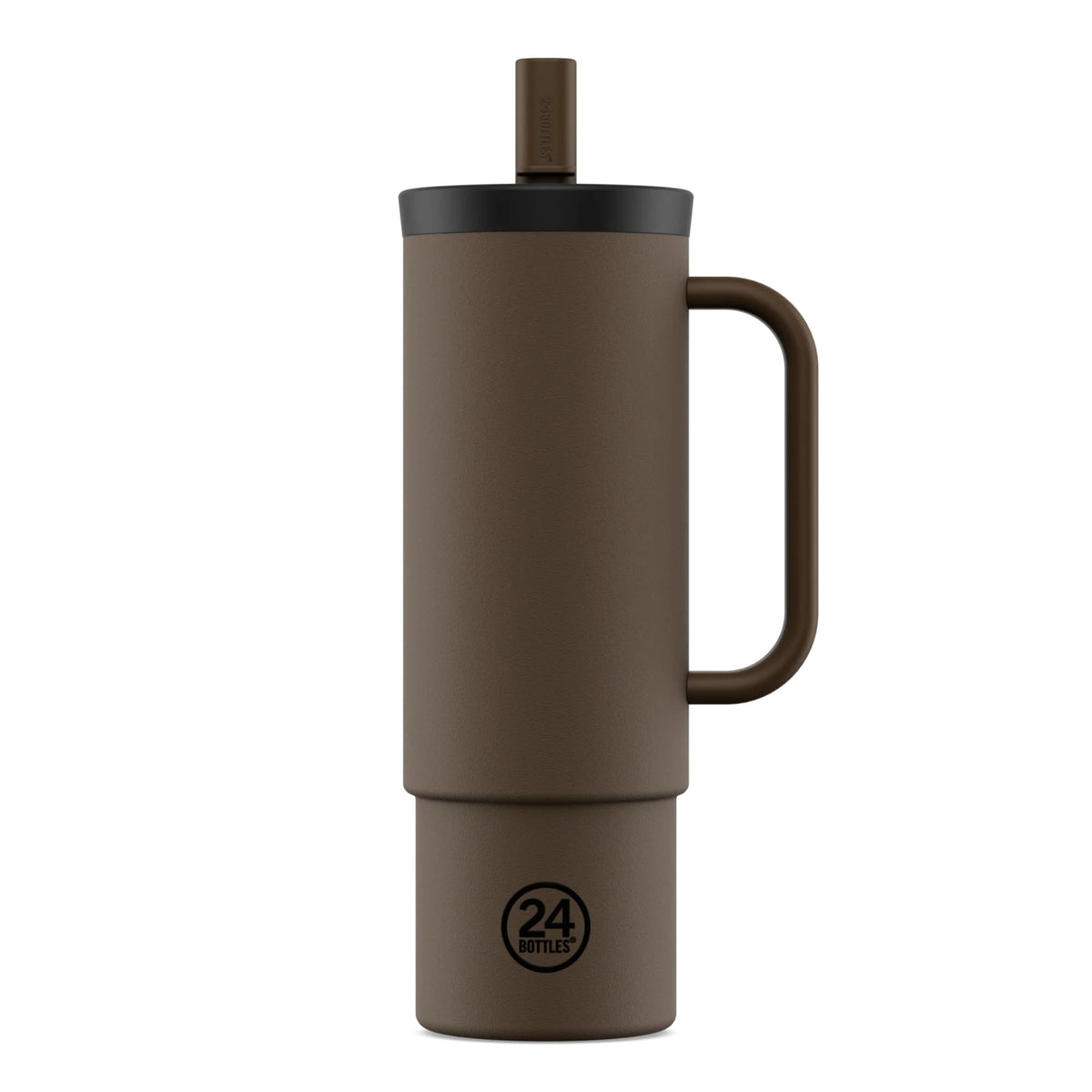 24 BOTTLES STRAW CUP 800 MOCHA - Marrone scuro - immagine principale