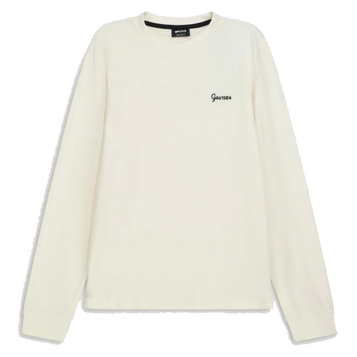 GAS T-SHIRT ML DHARIS - Bianco - vista 2