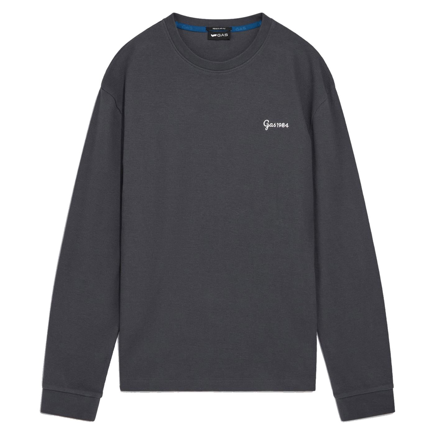 GAS T-SHIRT ML DHARIS - Grigio scuro - vista 3