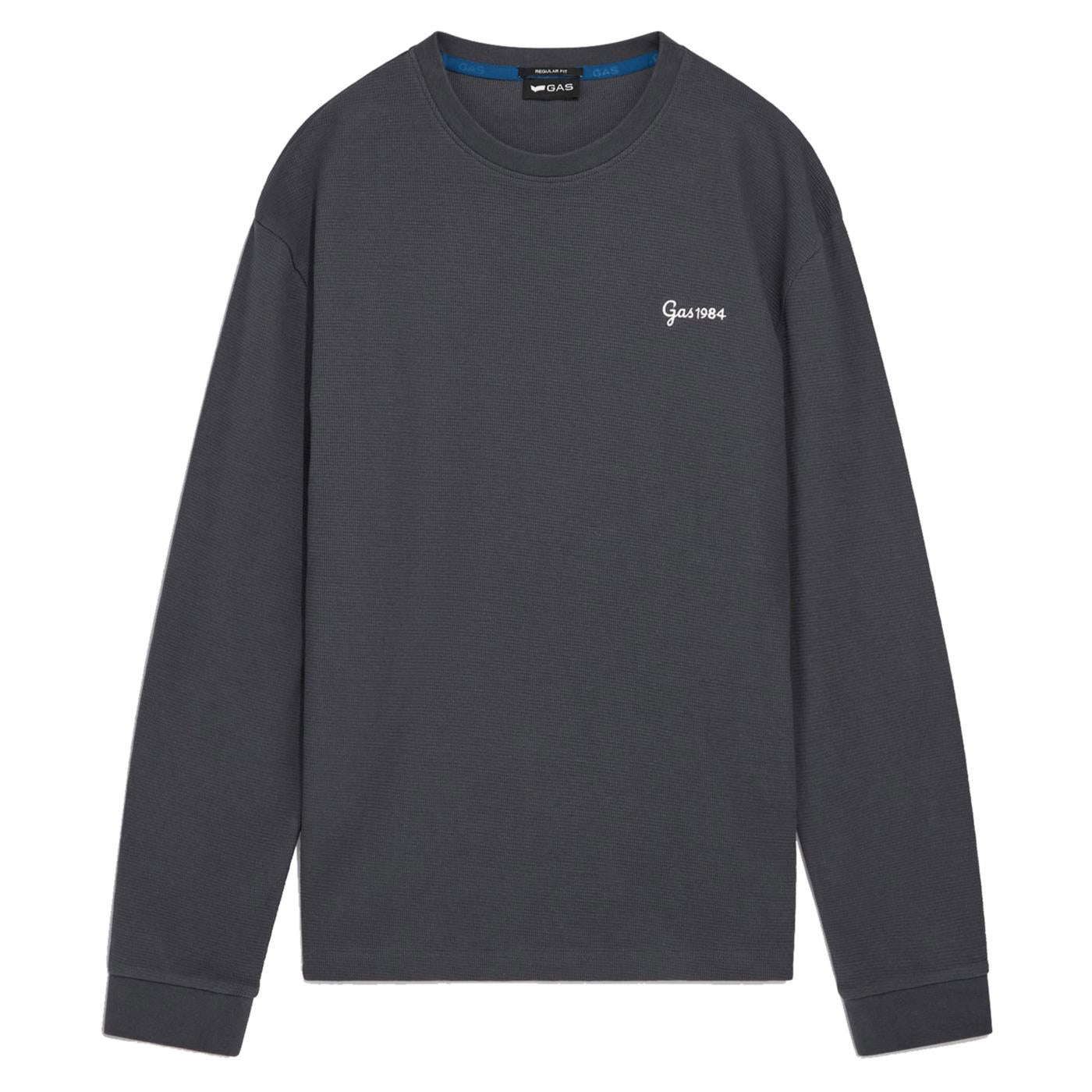 GAS T-SHIRT ML DHARIS - Grigio scuro - vista 4