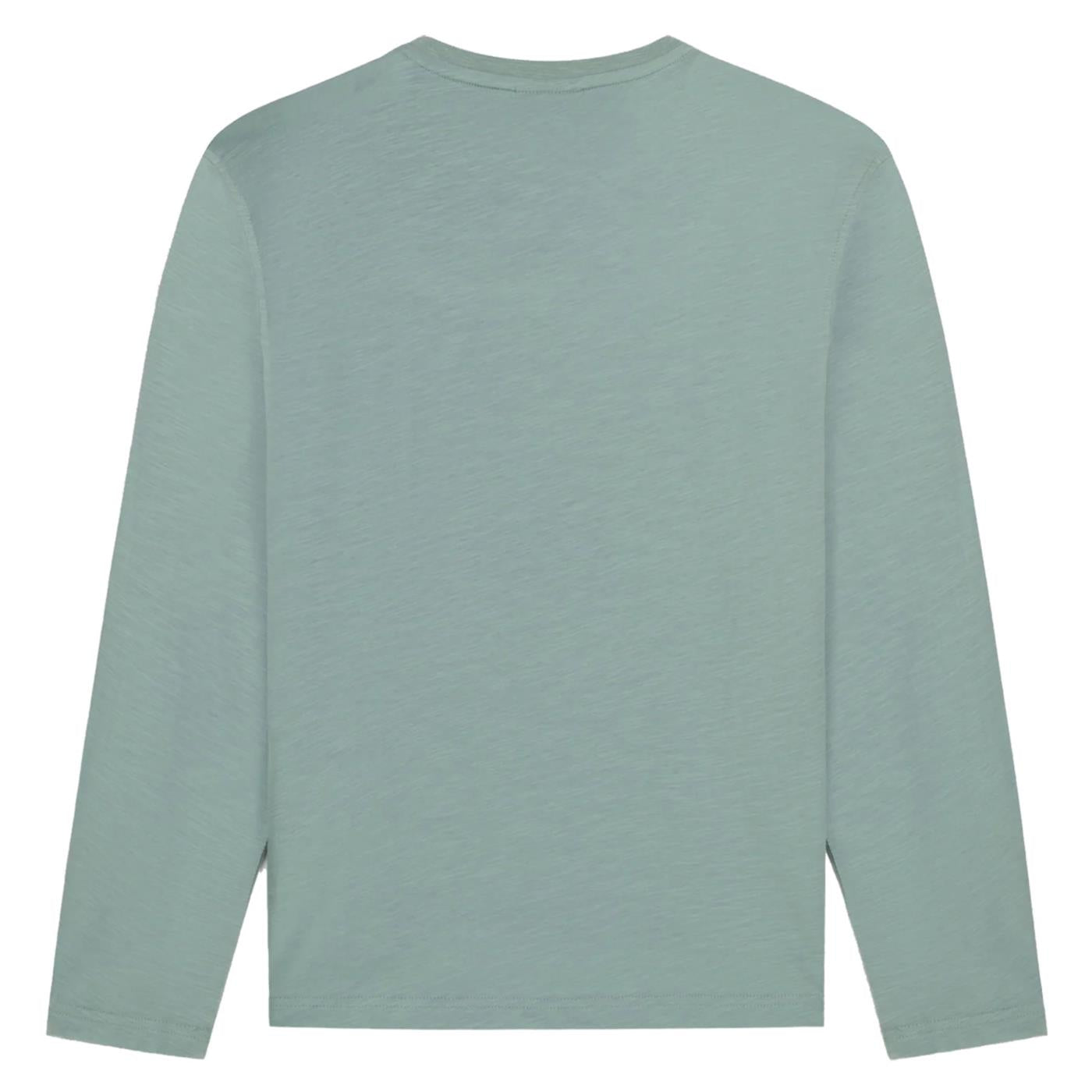 GAS T-SHIRT ML DHARIS LOGO - Verde - vista 2