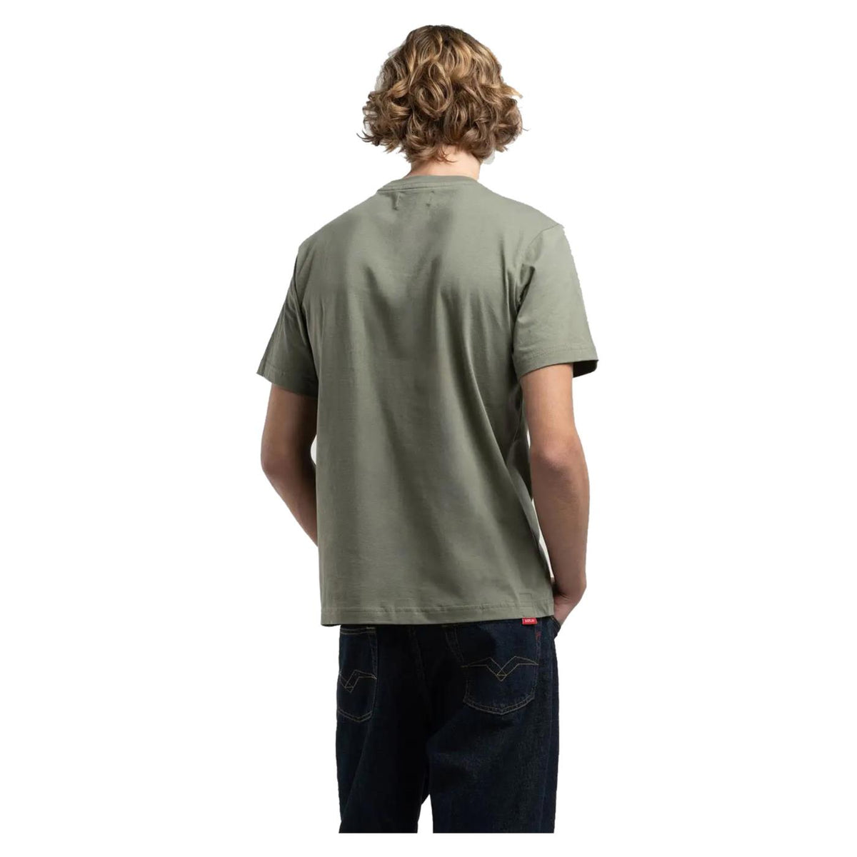 REPLAY TEE JERSEY WITH EMBROIDERY - seconda immagine