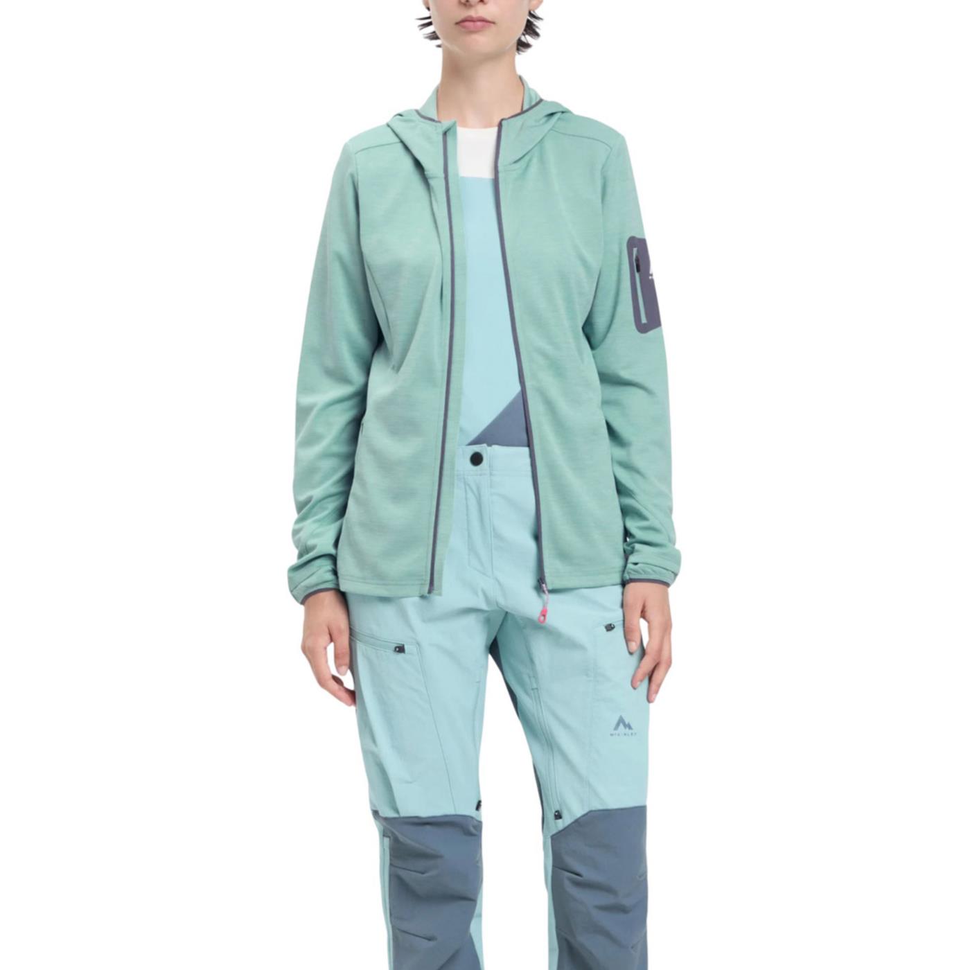 MC KINLEY TAMBUK WOMAN MIDLAYER - Verde - immagine principale