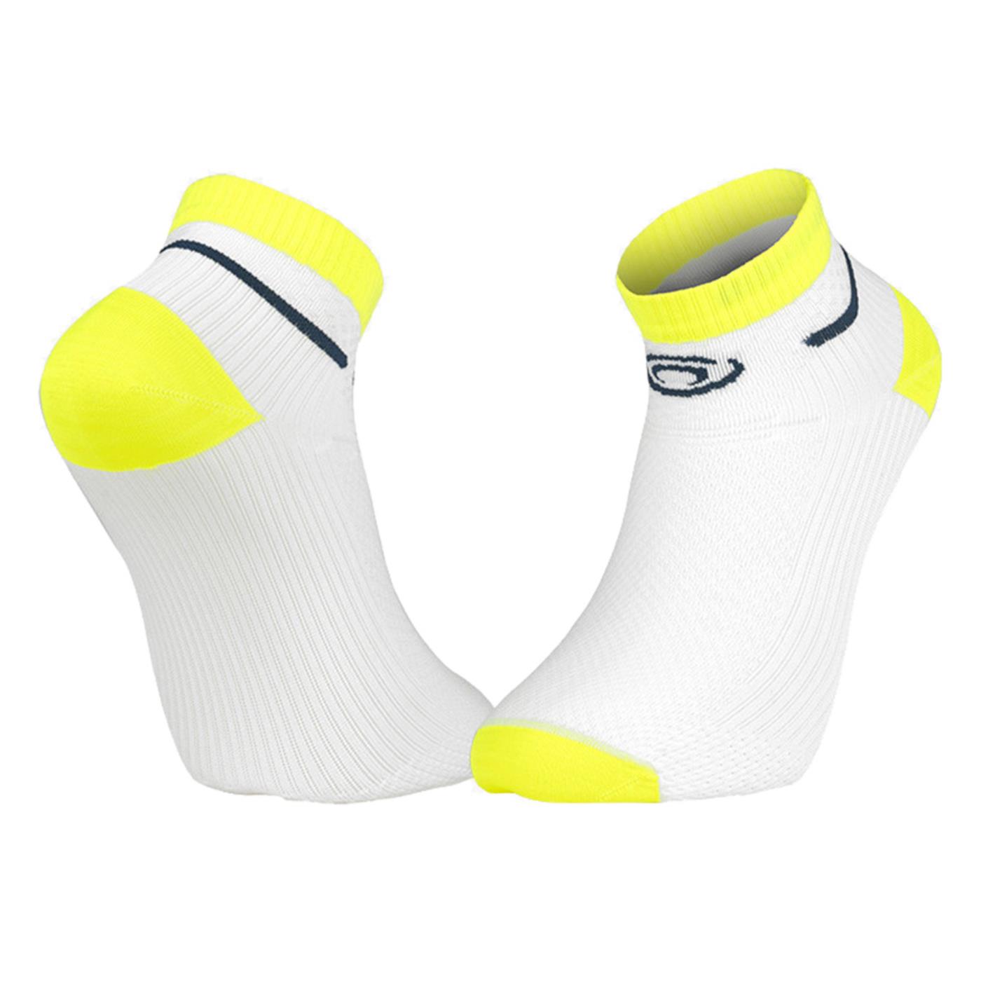 BV SPORT LIGHT RUN SOCKS WHITE YEL