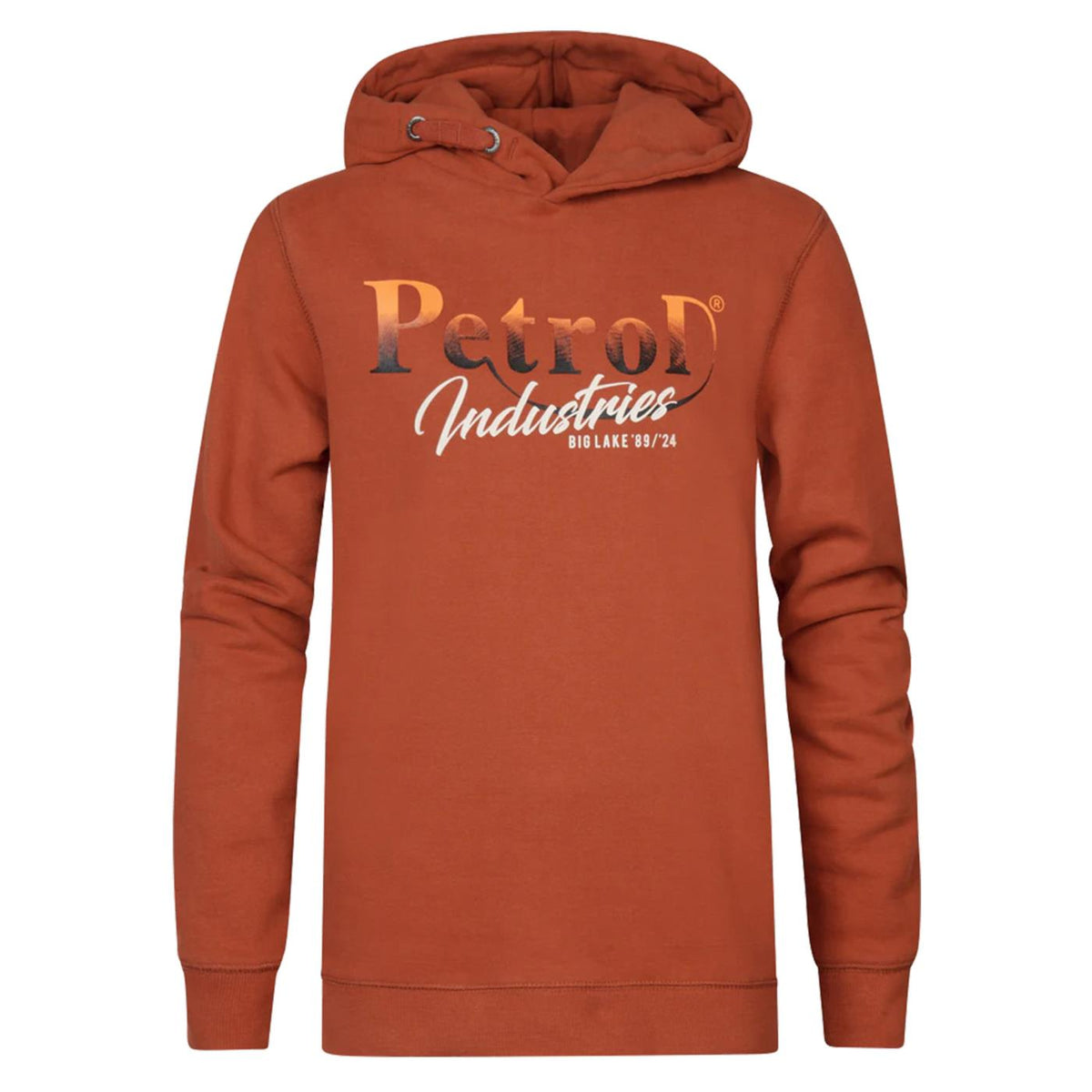 PETROL BOYS SWEATER HOODED PRINT
