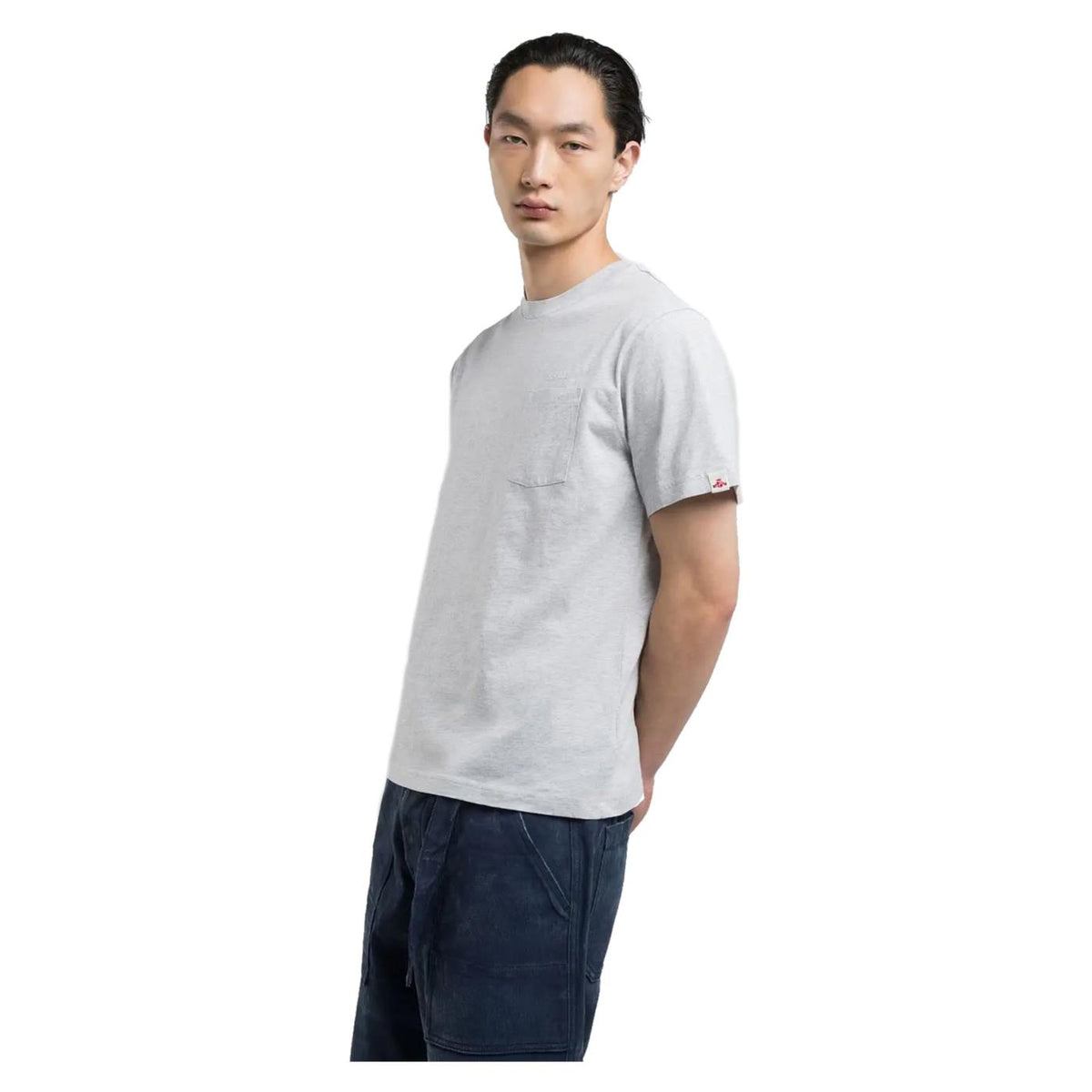 REPLAY REGULAR TEE WITH POCKET