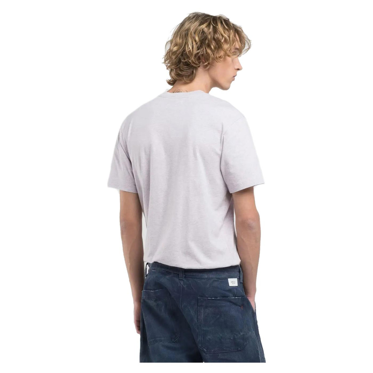 REPLAY REGULAR TEE WITH POCKET - seconda immagine