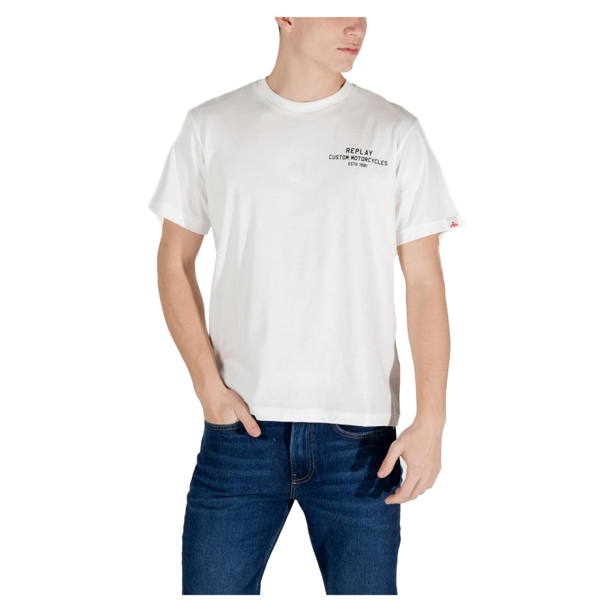 REPLAY PRINTED T-SHIRT