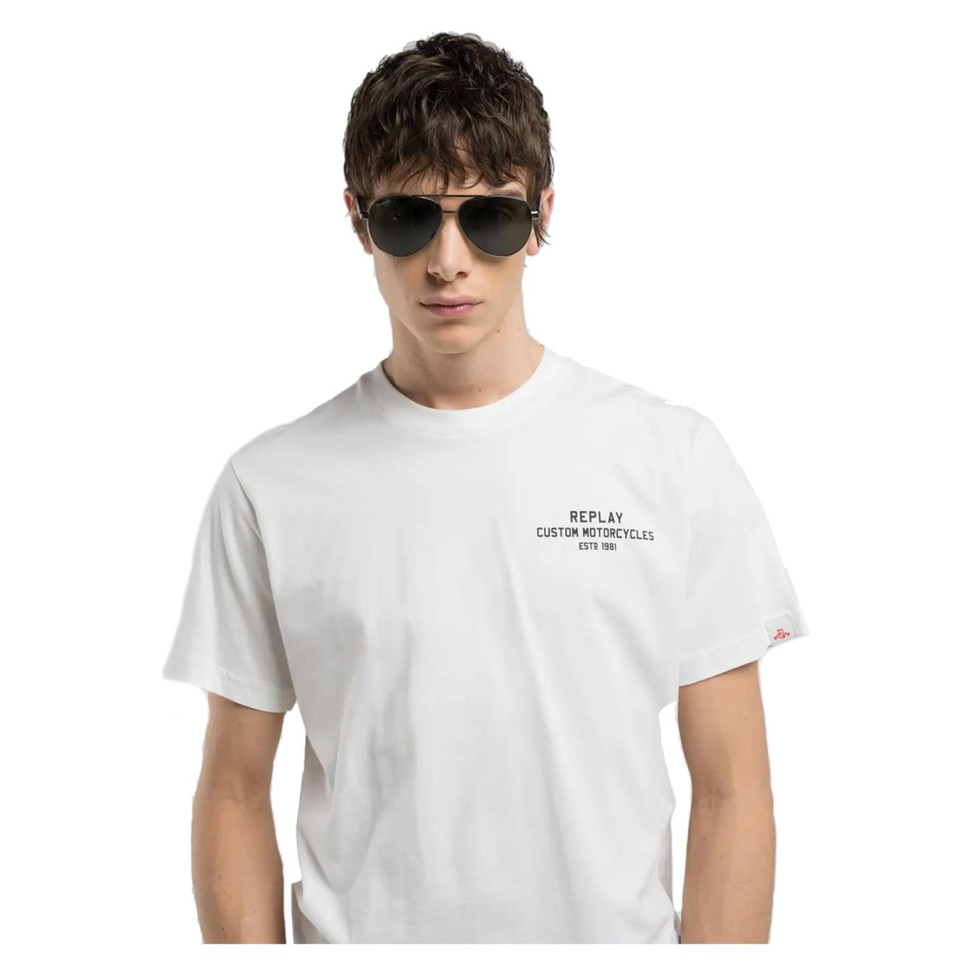 REPLAY T-SHIRT CON STAMPA