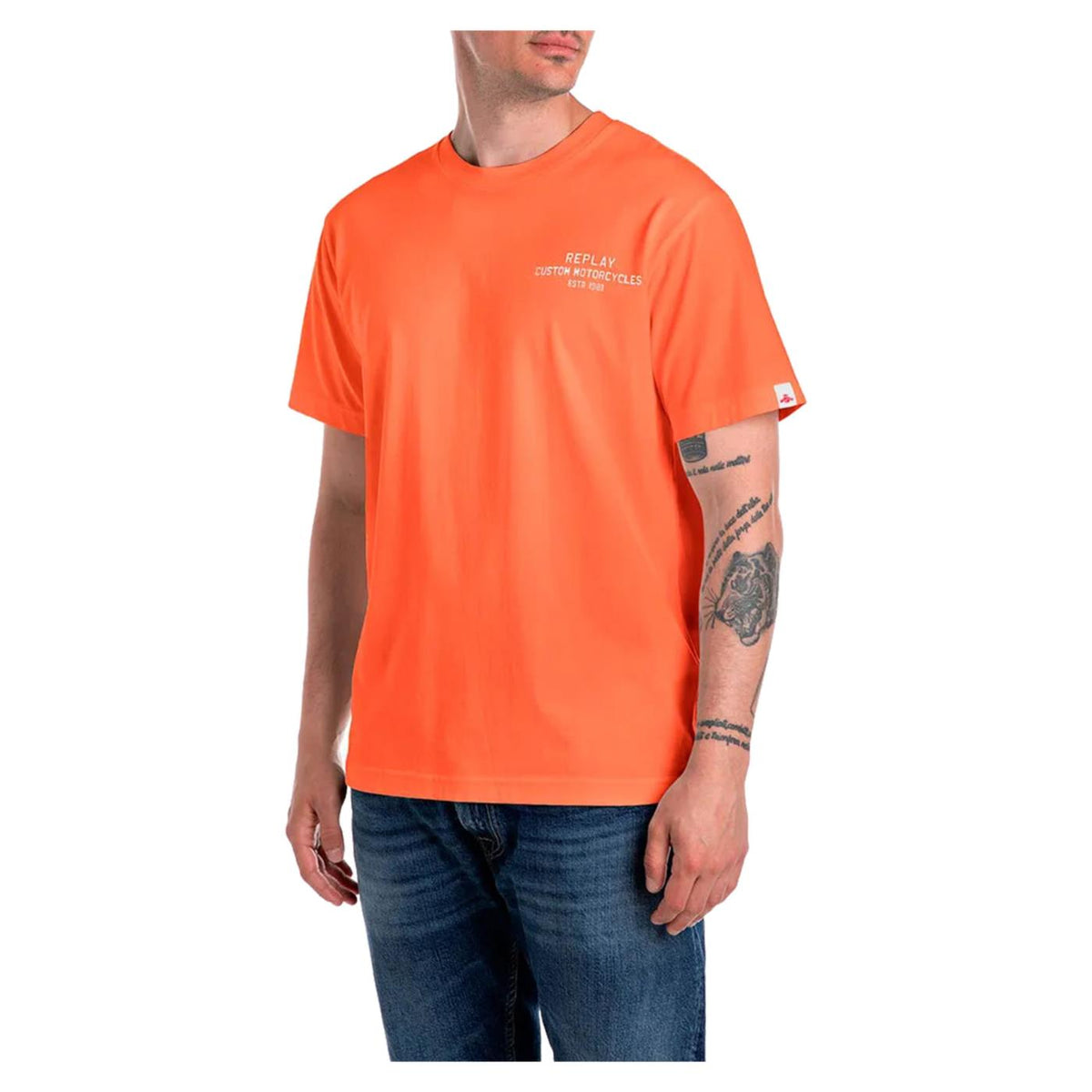 REPLAY PRINTED T-SHIRT