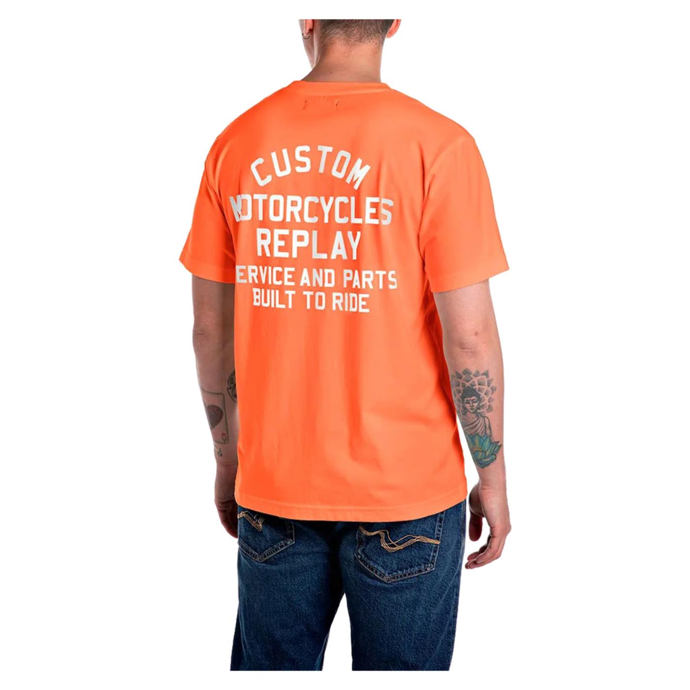 REPLAY T-SHIRT CON STAMPA