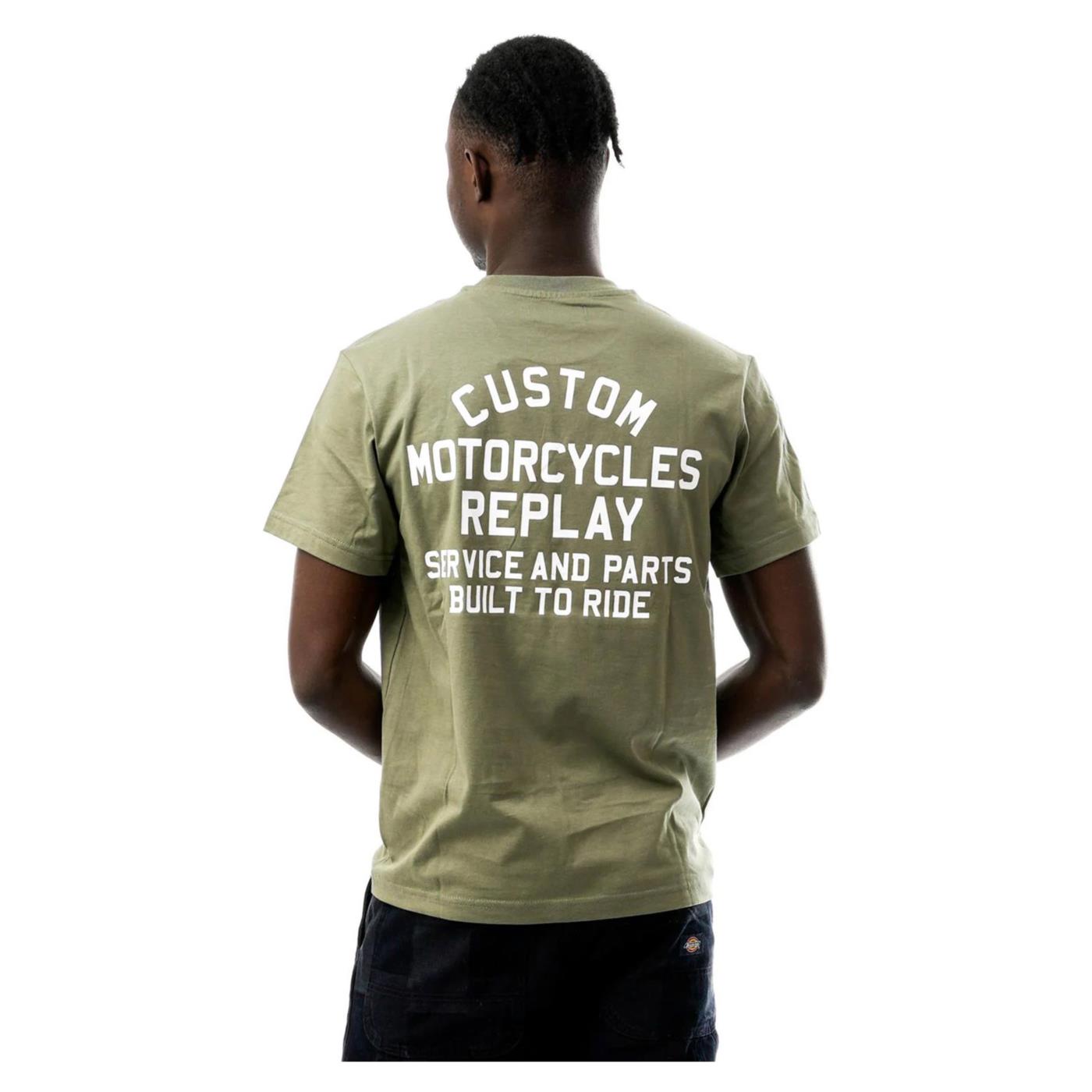 REPLAY T-SHIRT CON STAMPA
