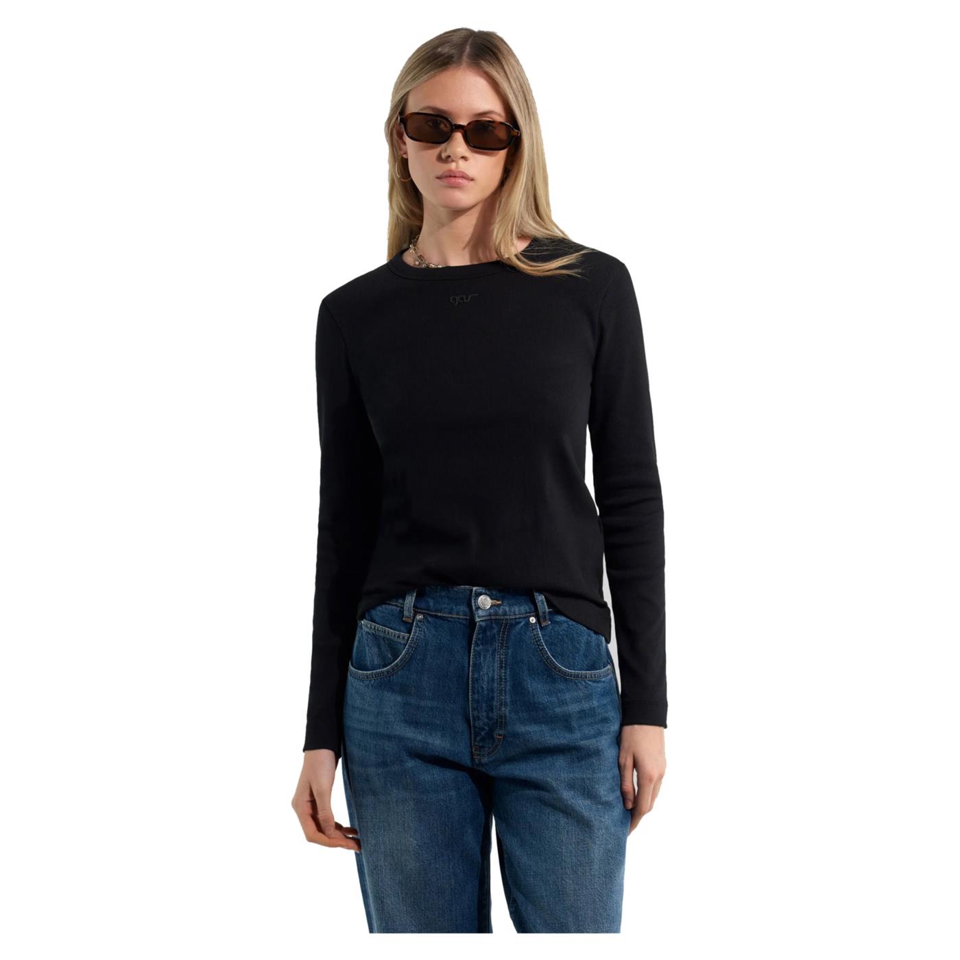 GAS T-SHIRT W HANIS ML - Nero - immagine principale