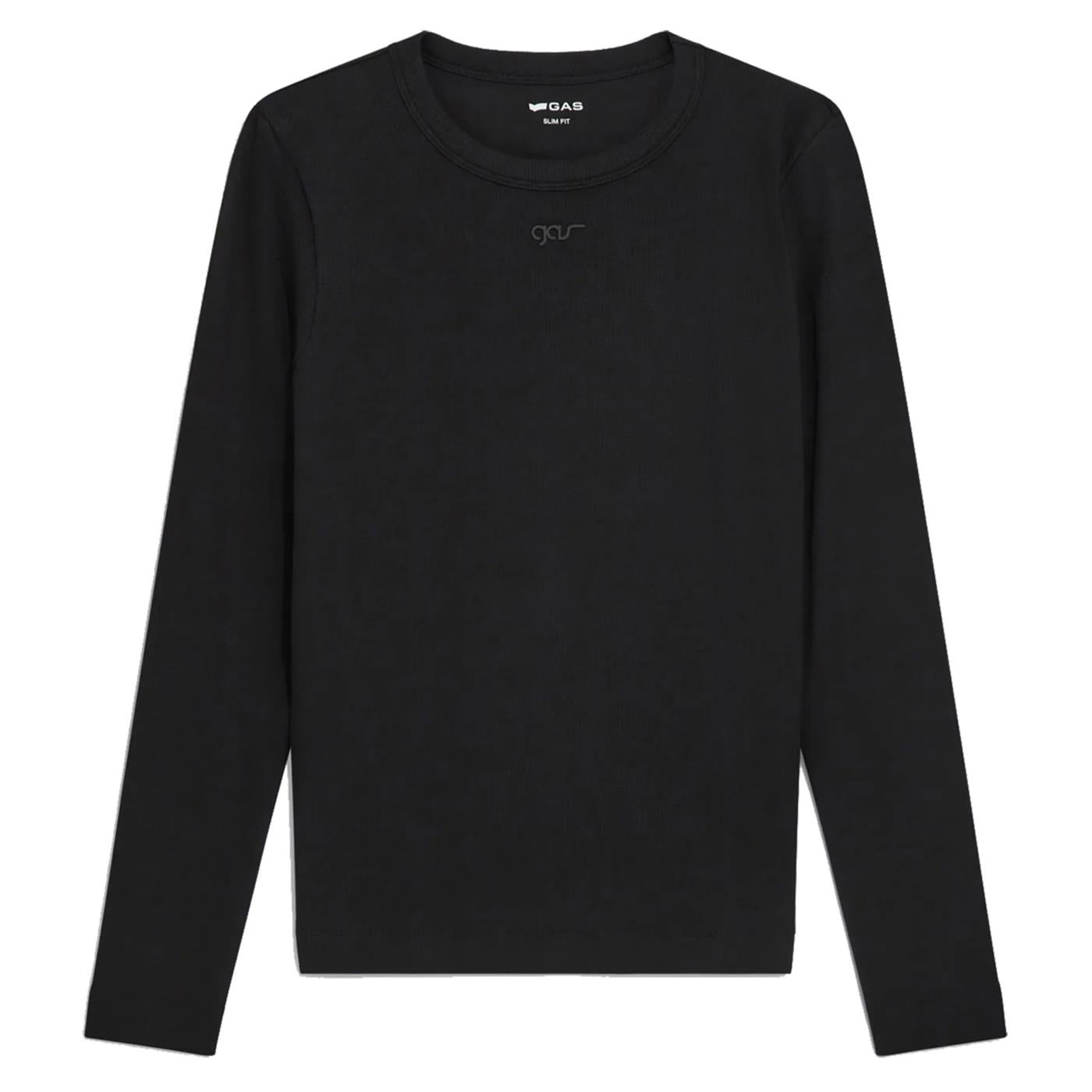 GAS T-SHIRT W HANIS ML - Nero - vista 4