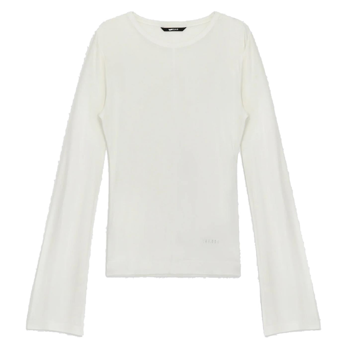 GAS T-SHIRT W TILLYS ML - Bianco - vista 3