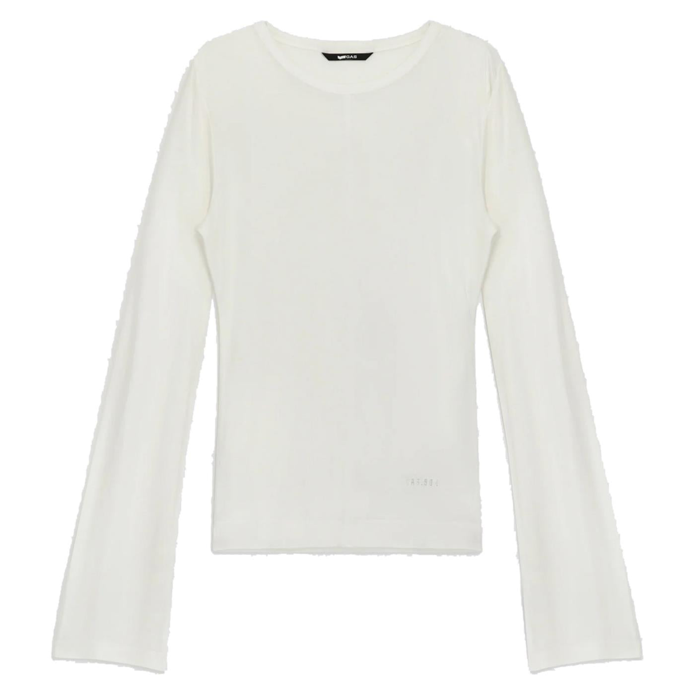 GAS T-SHIRT W TILLYS ML - Bianco - vista 4