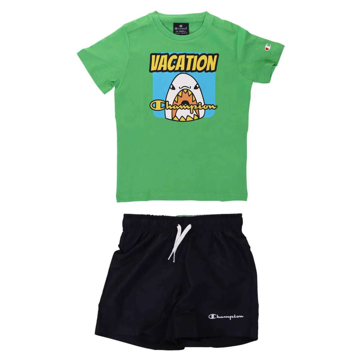 CHAMPION JR SET T-SHIRT+SHORTS
