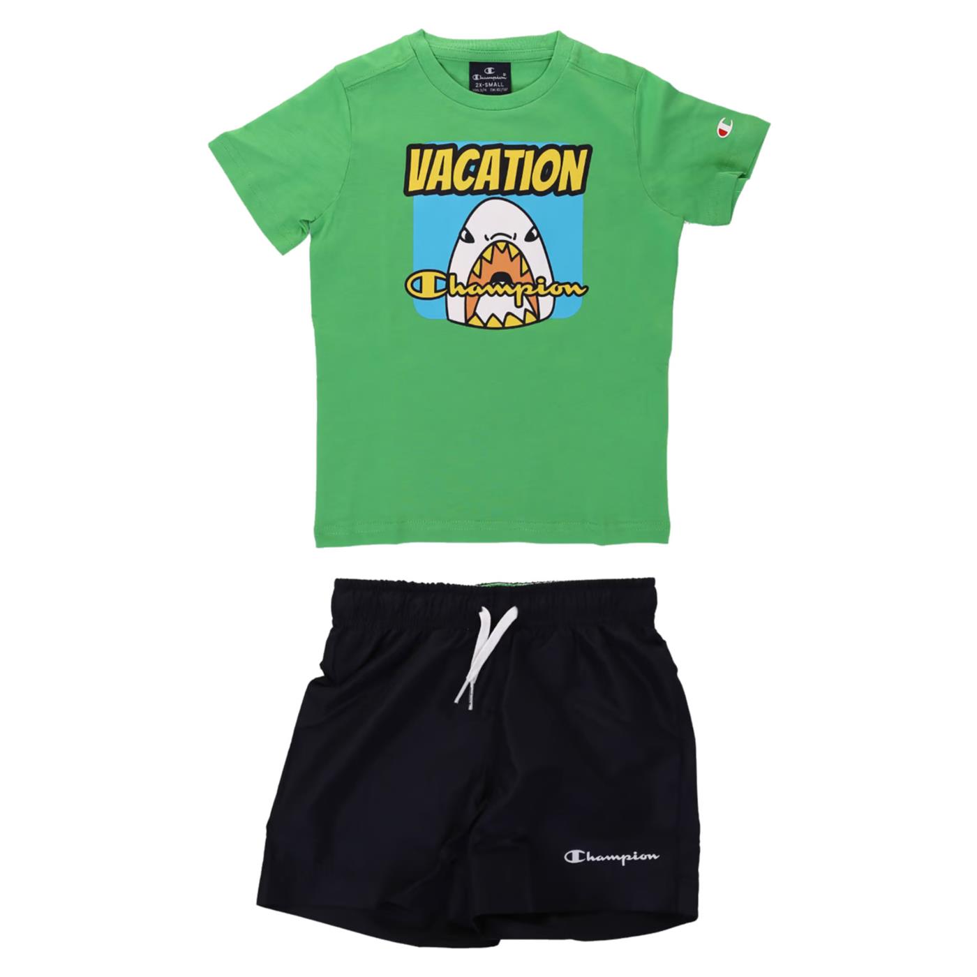 CHAMPION JR SET T-SHIRT+SHORTS - immagine principale