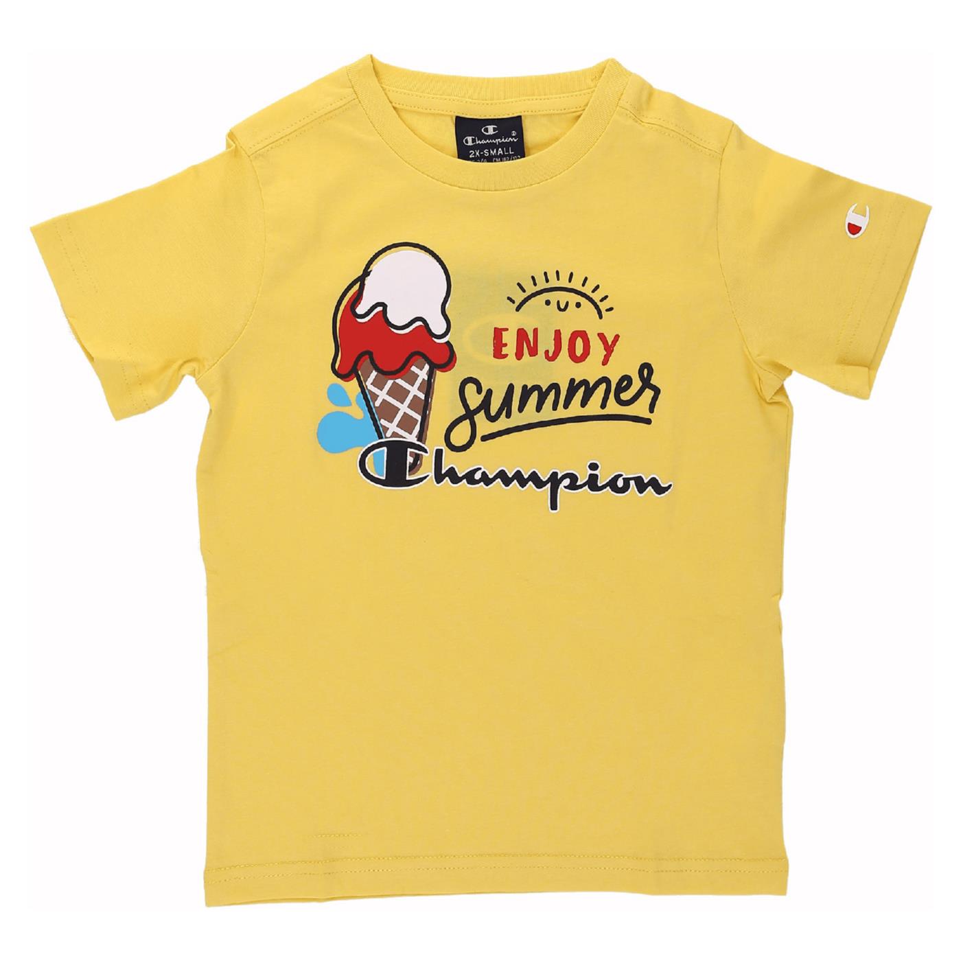 CHAMPION JR SET T-SHIRT+SHORTS - vista 2