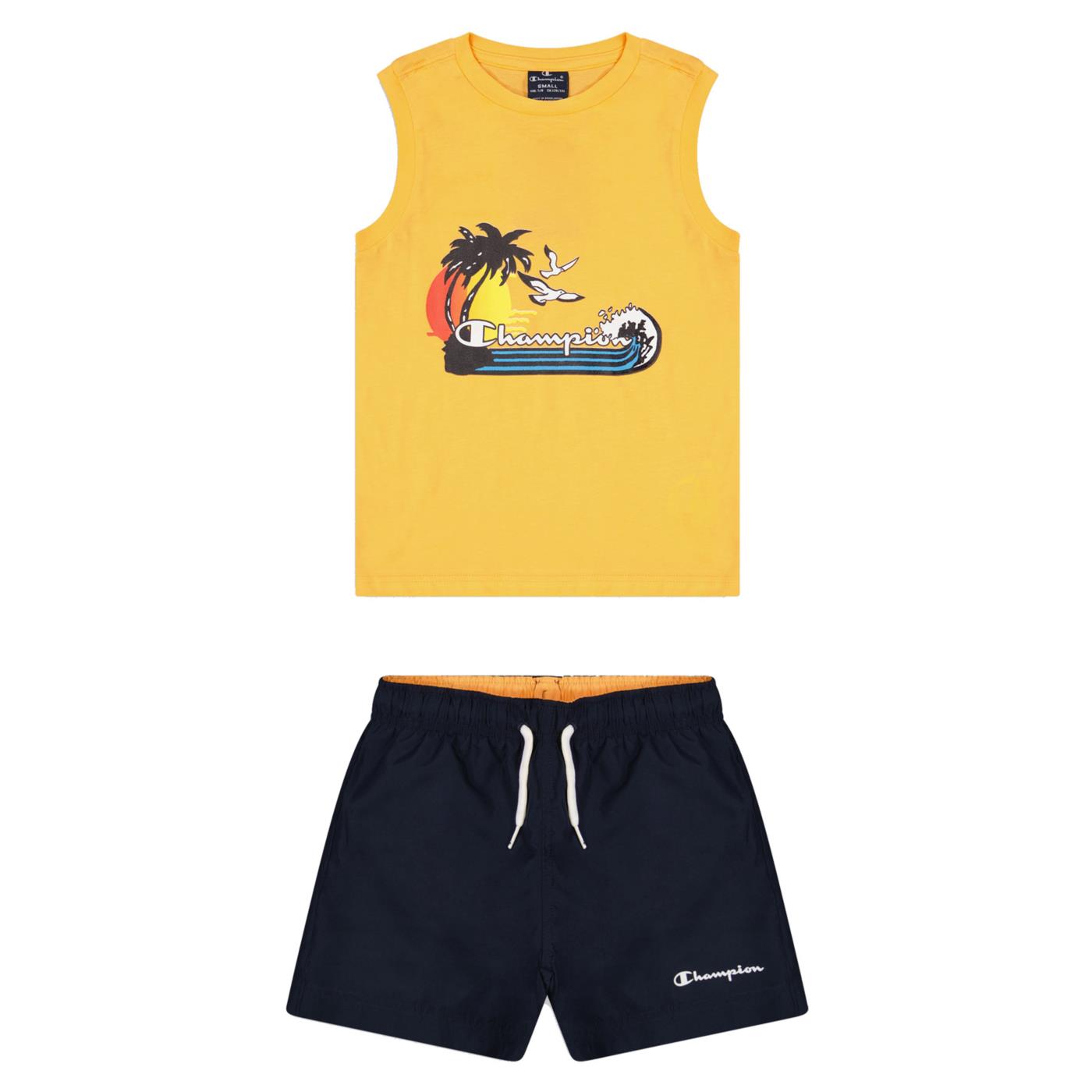 CHAMPION JR SET T-SHIRT+SHORTS