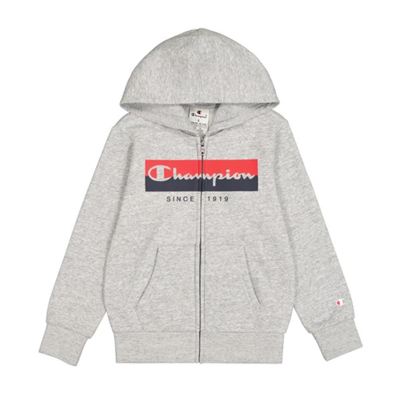 CHAMPION JR HOODED FZ SWEATSHIRT