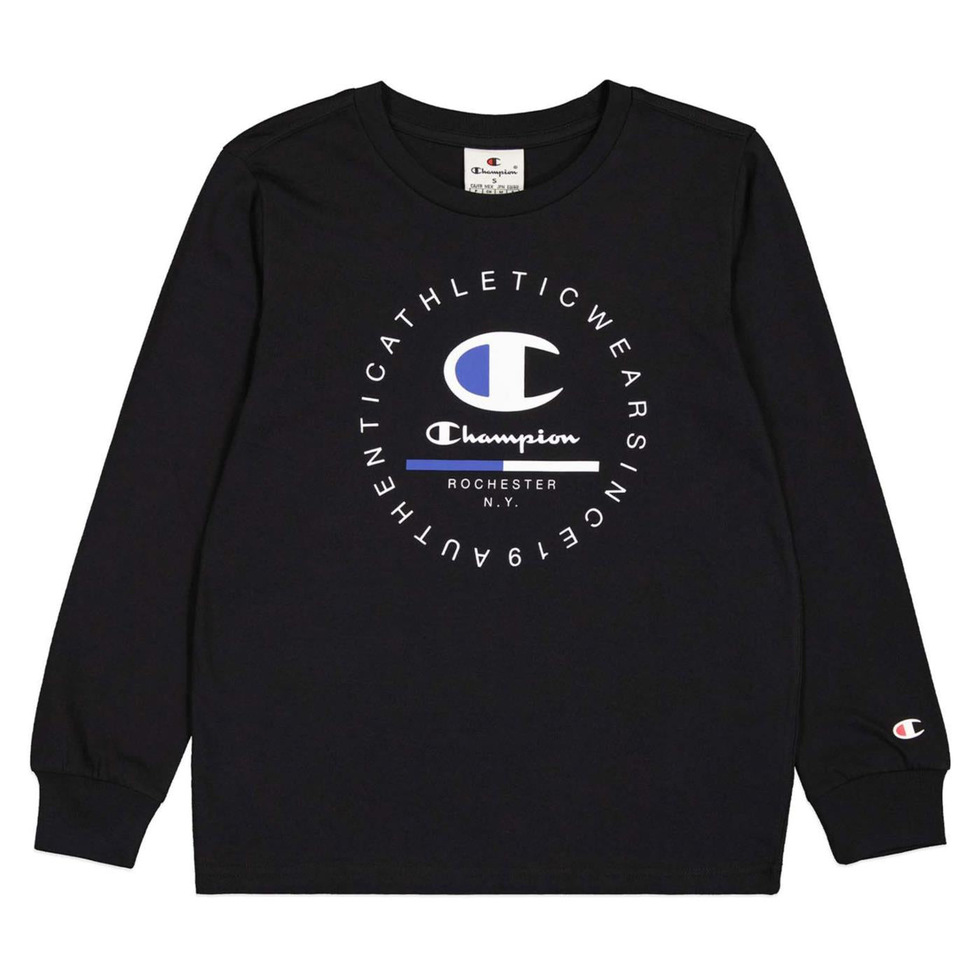 CHAMPION JR LS CREWNECK T-SHIRT