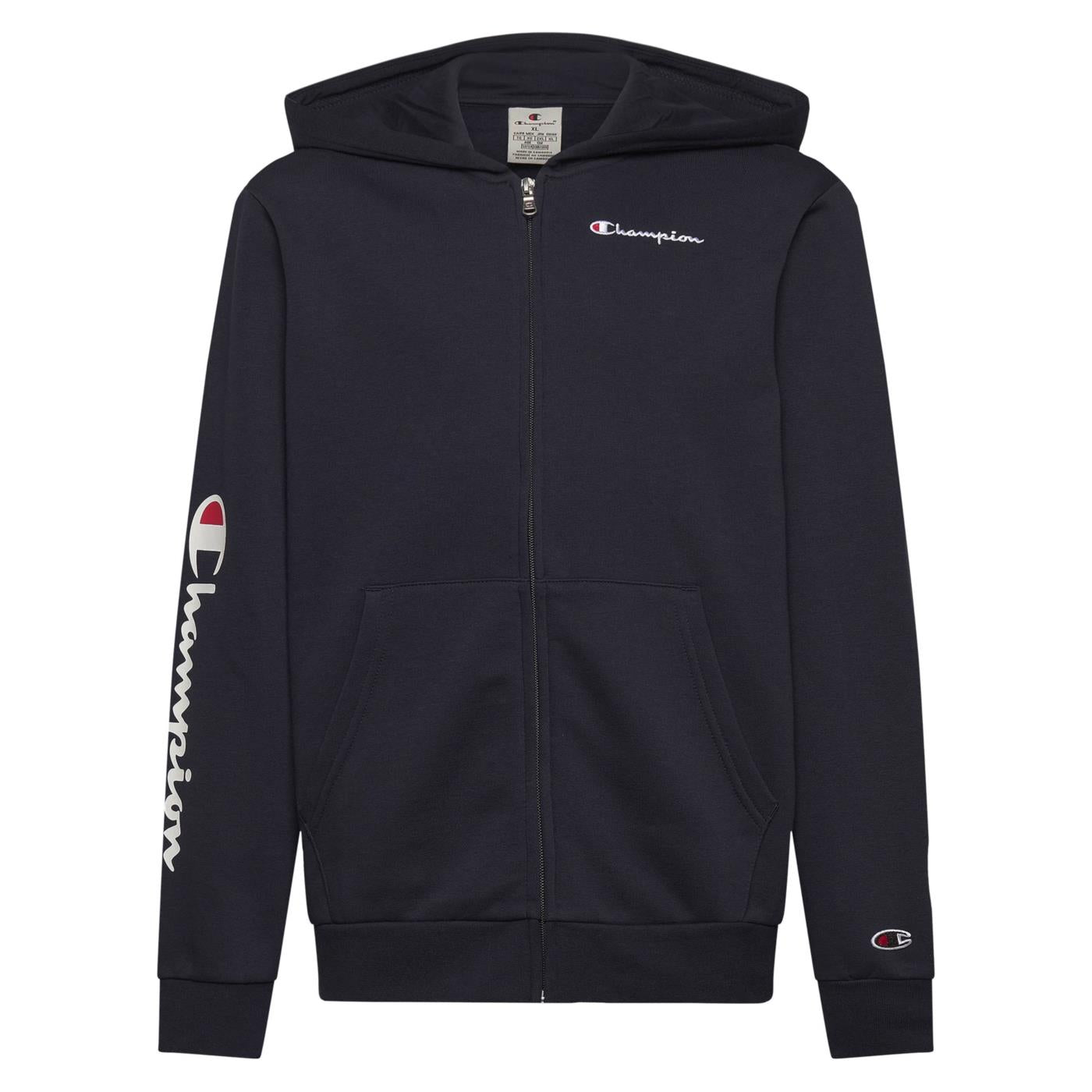 CHAMPION JR HOODED FZ SWEATSHIRT