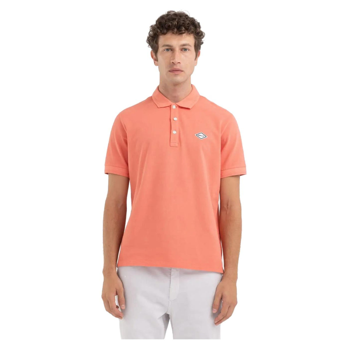 REPLAY MEN'S SHORT-SLEEVE POLO SHIRT
