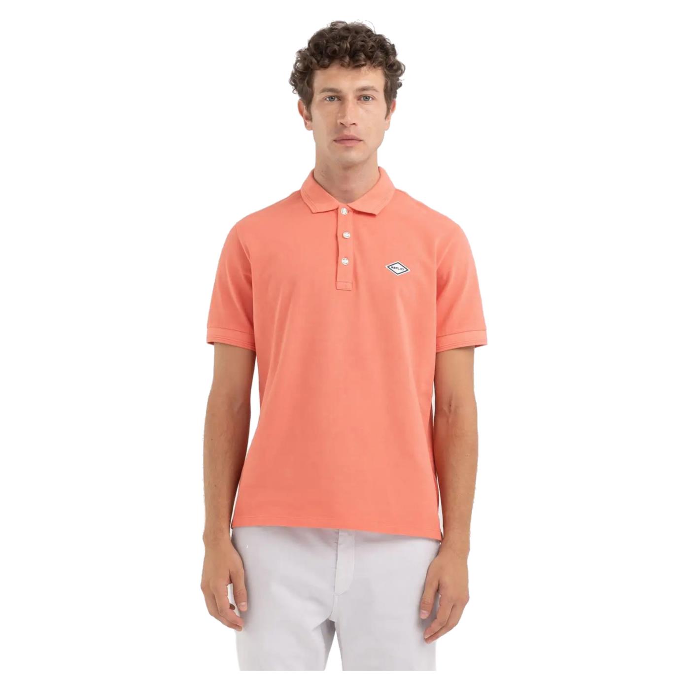 REPLAY MEN'S SHORT-SLEEVE POLO SHIRT