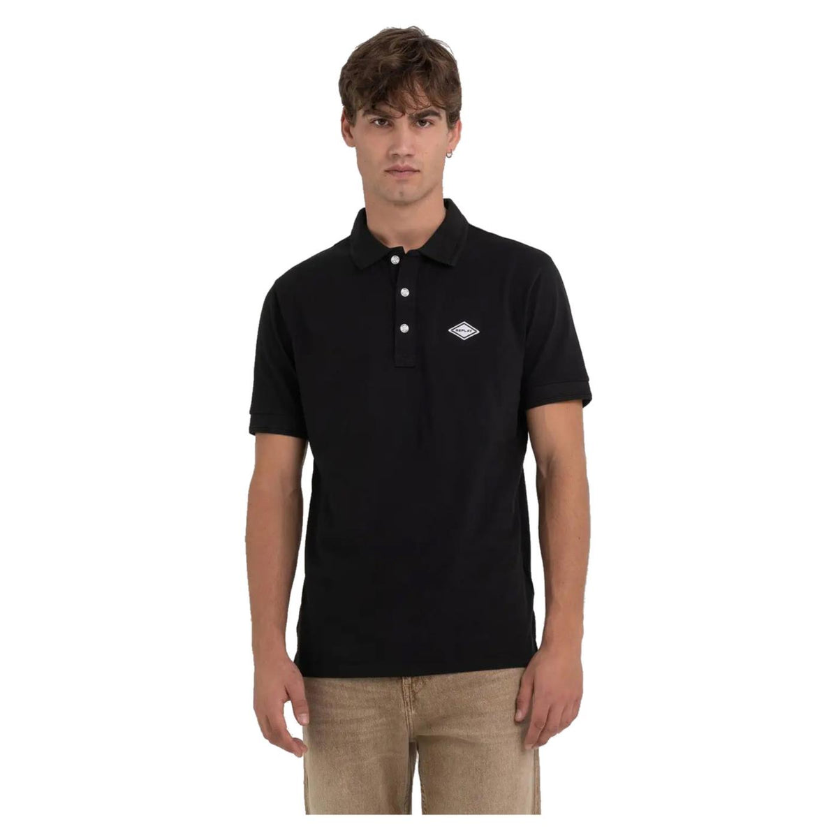 REPLAY MEN'S SHORT-SLEEVE POLO SHIRT