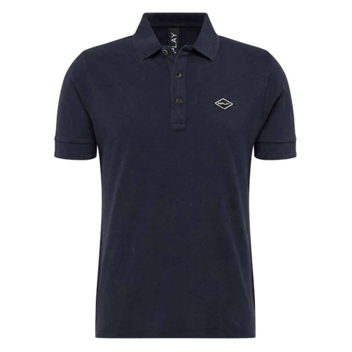 REPLAY MEN'S SHORT-SLEEVE POLO SHIRT