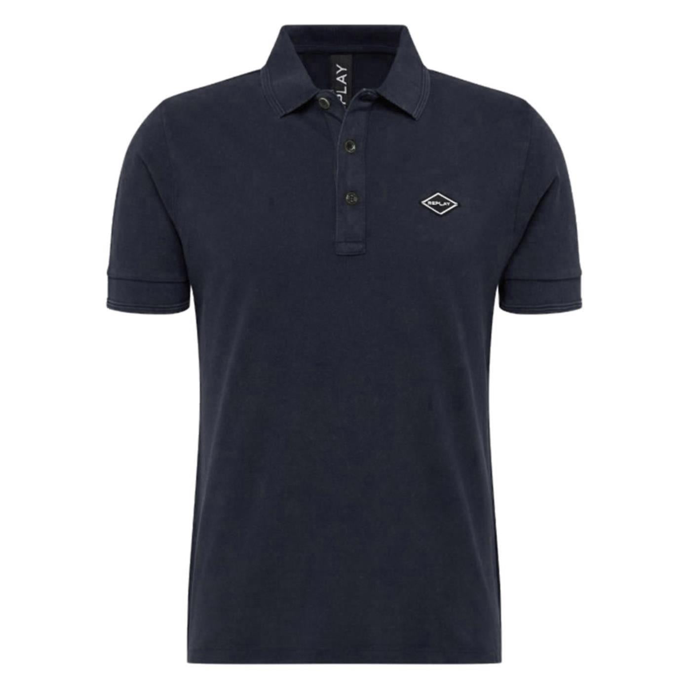 REPLAY MEN'S SHORT-SLEEVE POLO SHIRT