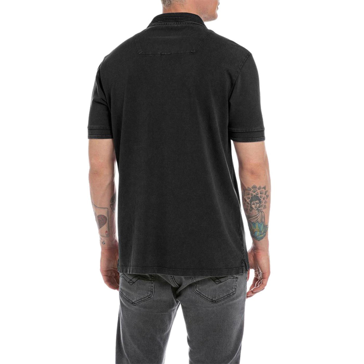 REPLAY MEN'S SHORT-SLEEVE POLO SHIRT - seconda immagine
