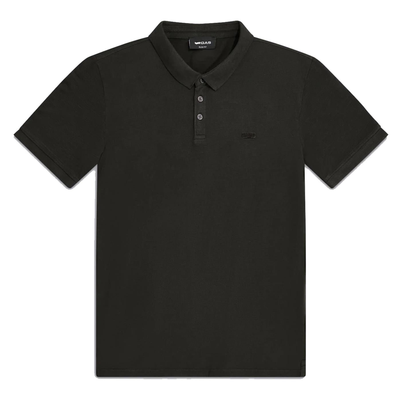 GAS POLO MC RALPH PIQUET SLUB - Nero - immagine principale