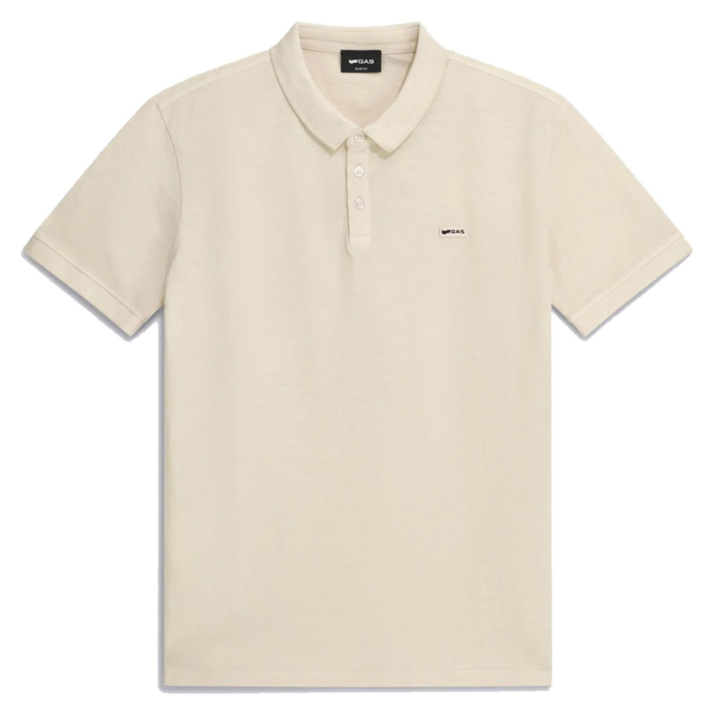 GAS POLO MC RALPH PIQUET SLUB - Beige - immagine principale