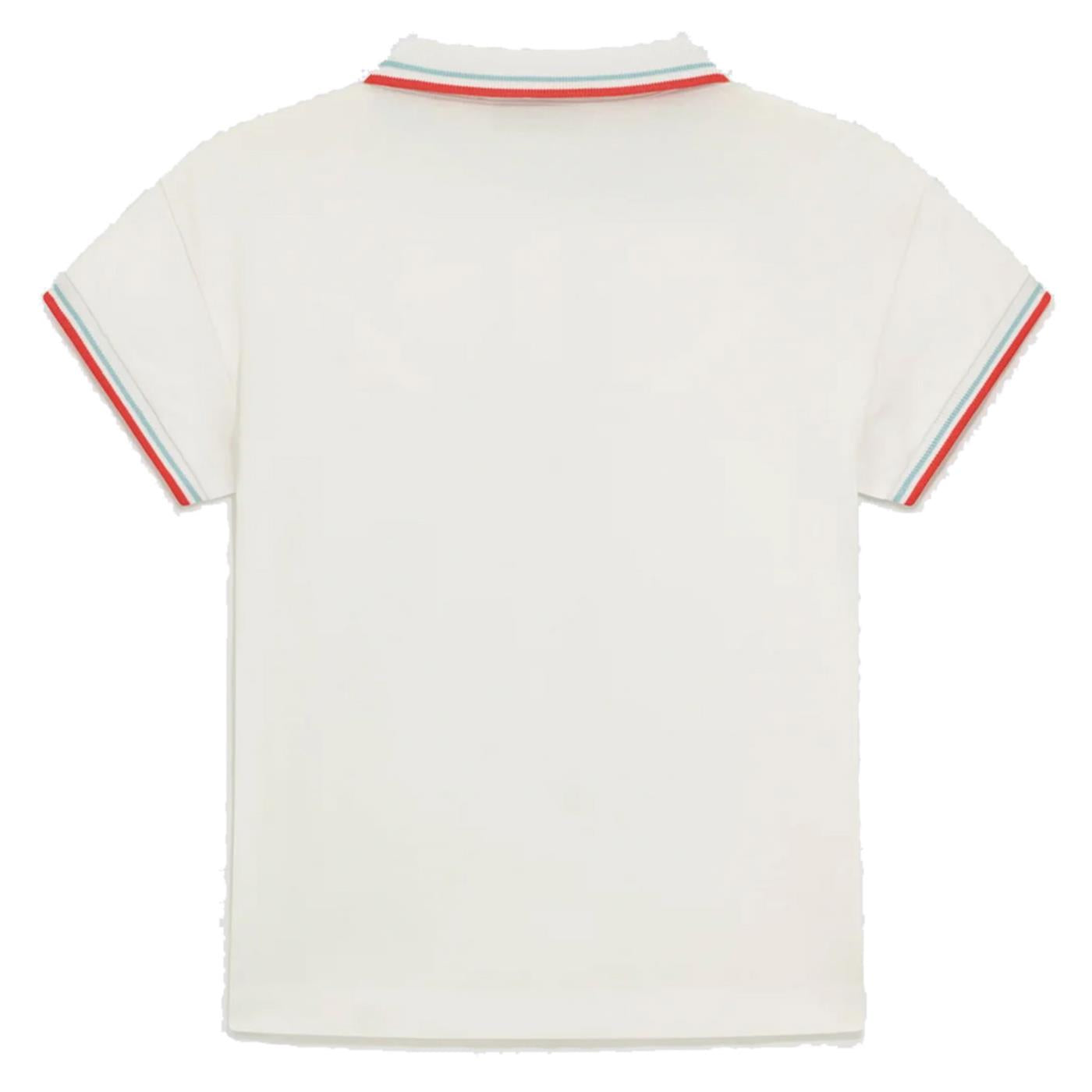 GAS POLO W RAFFY MC STRIPES - Bianco - vista 3