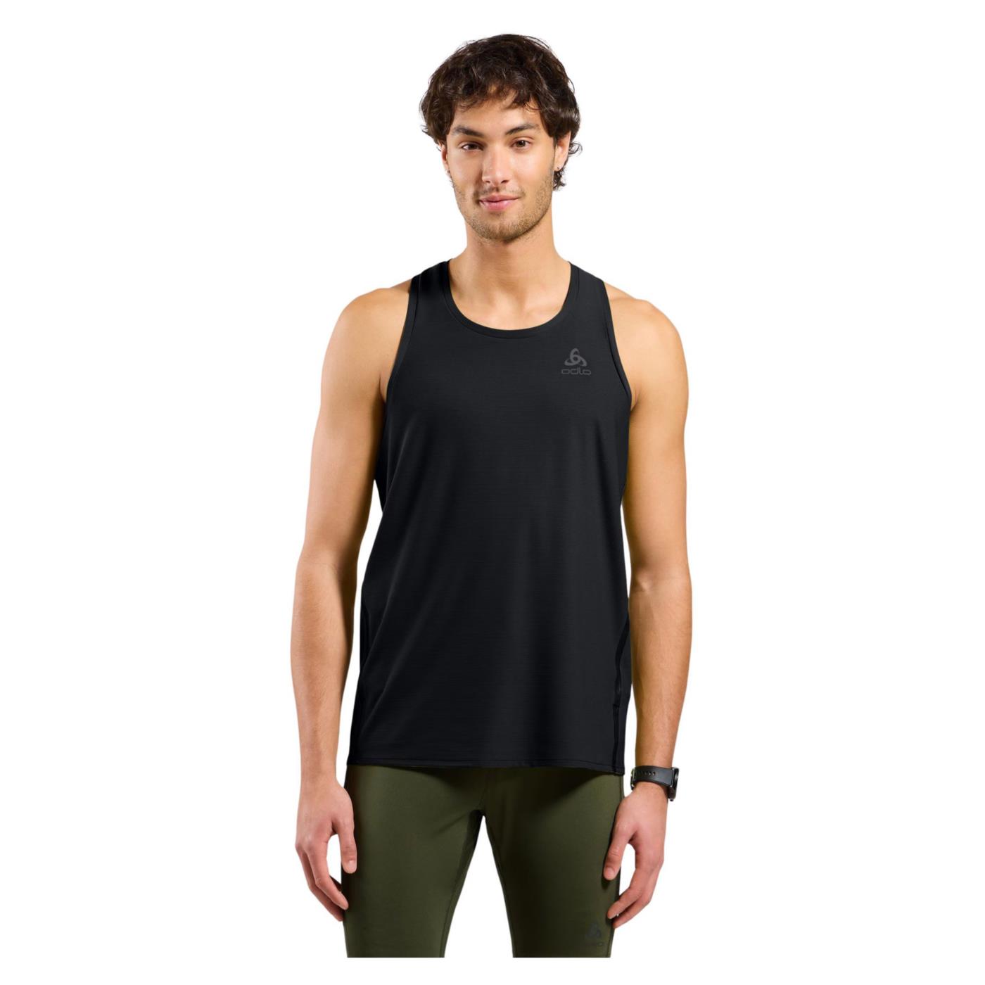 ODLO ZEROWEIGHT CHILL-TEC TANK - C1-nero - immagine principale