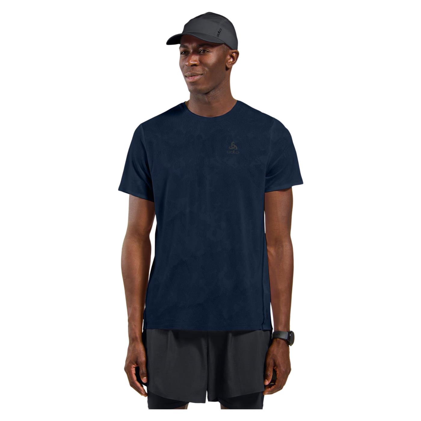 ODLO ZEROWEIGHT ENGINEERED TEE - C1-blu - immagine principale
