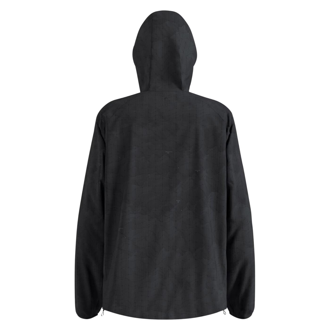 ODLO W ZEROWEIGHT PRINT JACKET - C1-nero - vista 4